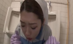AP-686美人トイレ清掃員イラマチオぶっかけ痴漢
