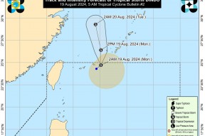 Dindo now a tropical storm; Habagat to bring rains over Batanes 