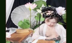 ✿稀有露脸✿ 高端ACG业界女神爆机少女▌喵小吉▌精美T3会员《月清花》古装诱惑仙女下凡 细腻嫩美乳 珍藏必备爆赞! (1)