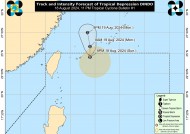LPA develops into Tropical Depression Dindo 