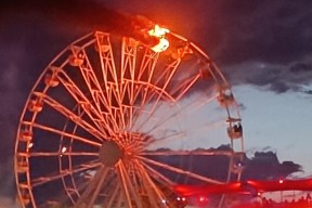 Ferris wheel fire at German festival injures more than 20 